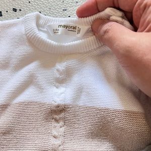 Maoral Baby knit set 2-4 M